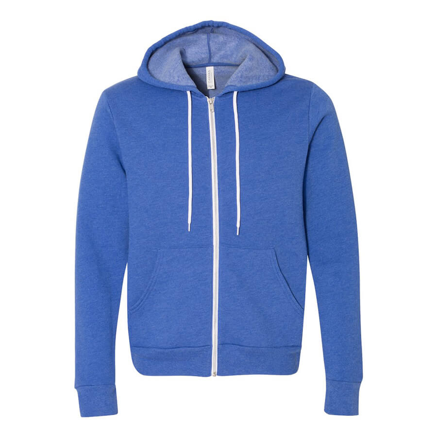 LRS Online Store: Unisex Bella + Canvas Sponge Fleece F/Z Hoodie